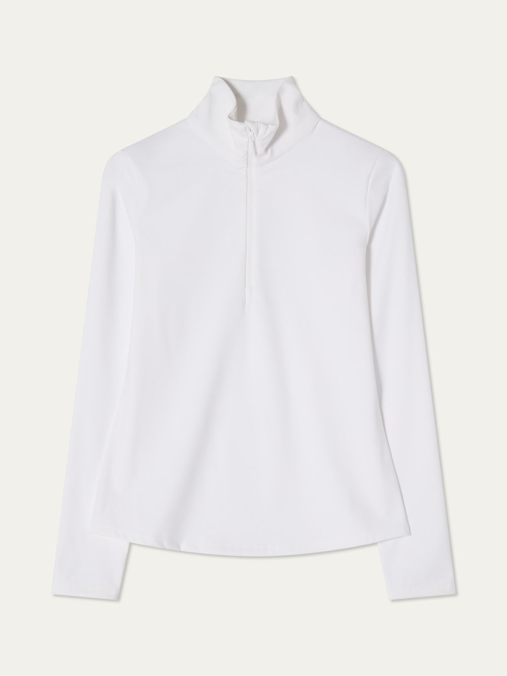 White long-sleeve shirt on a light background