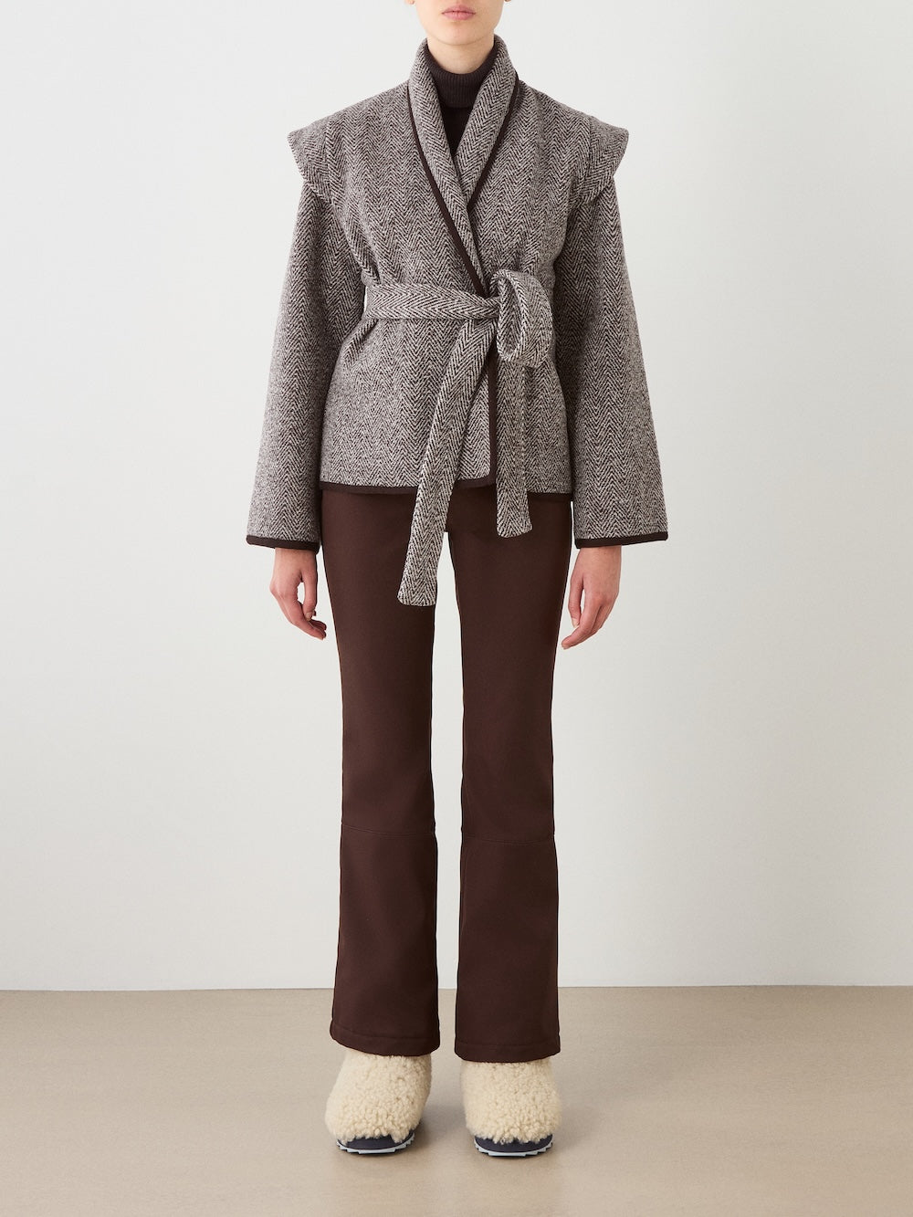 Laerdal Boiled Wool Belted Jacket Women