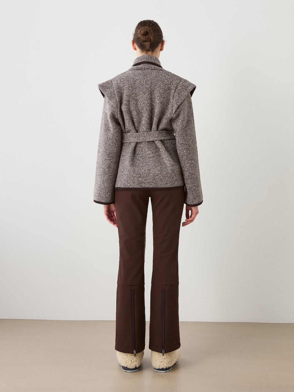 Laerdal Boiled Wool Belted Jacket Women
