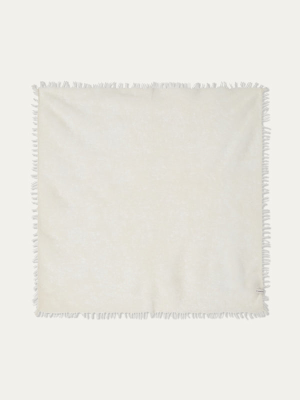 Monogram Cashmere Scarf – Off White