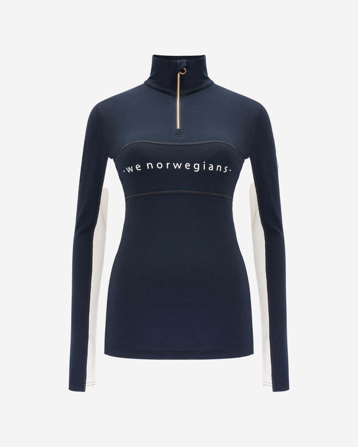 Lindesnes Zip-Up Women Dark Blue