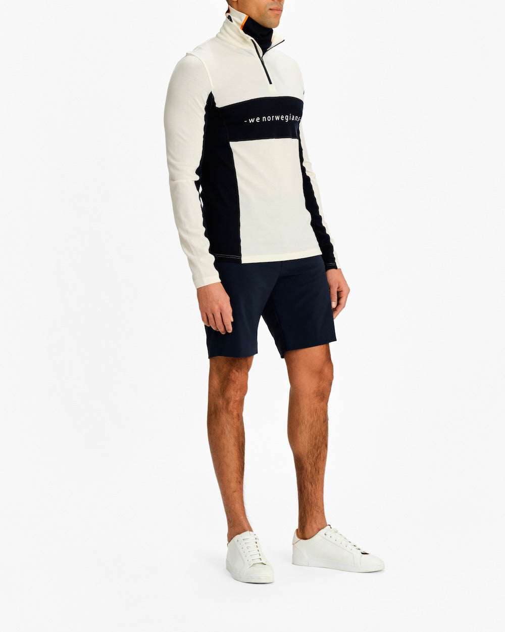 Lindesnes Zip-Up Men White