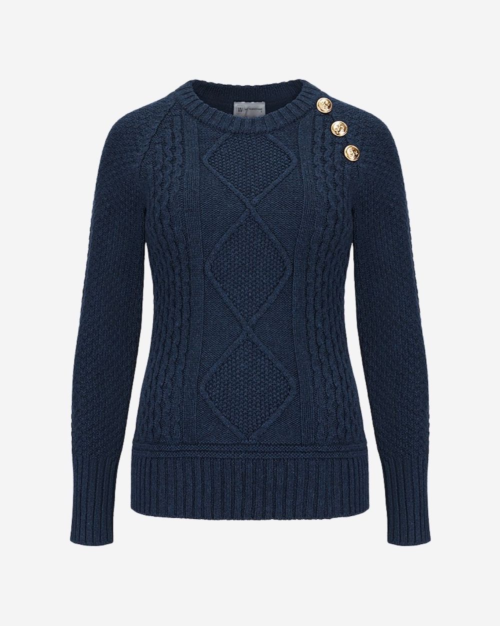 Kvitholmen Sweater Women Navy