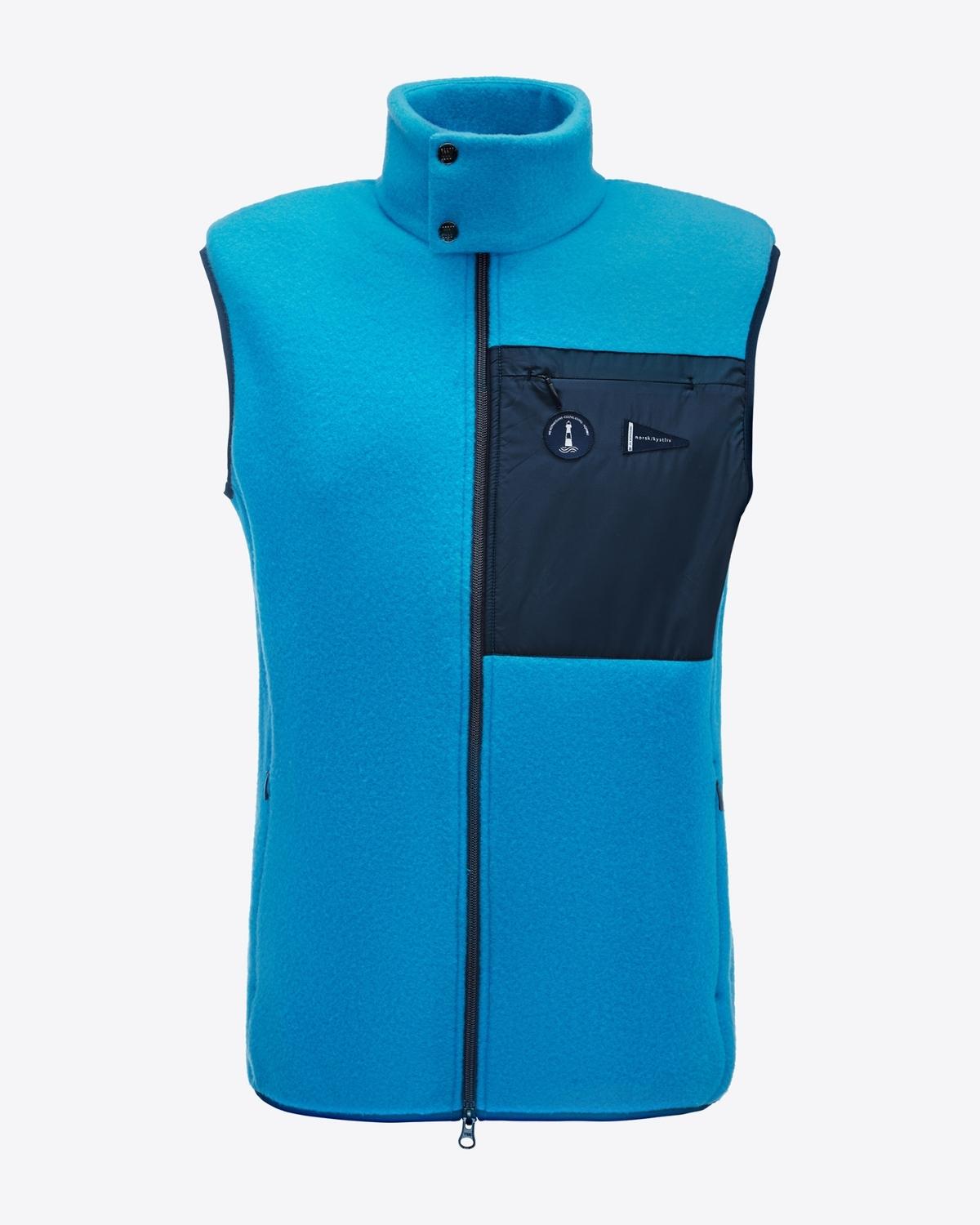 Faerder Vest Men Blue