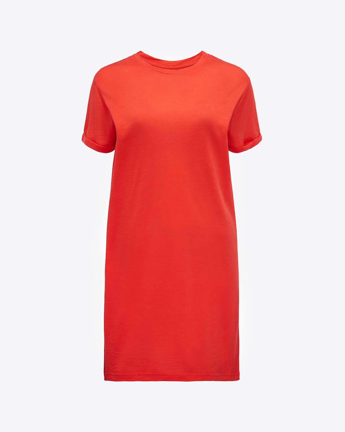 Skog T-shirt Dress Woman Coral