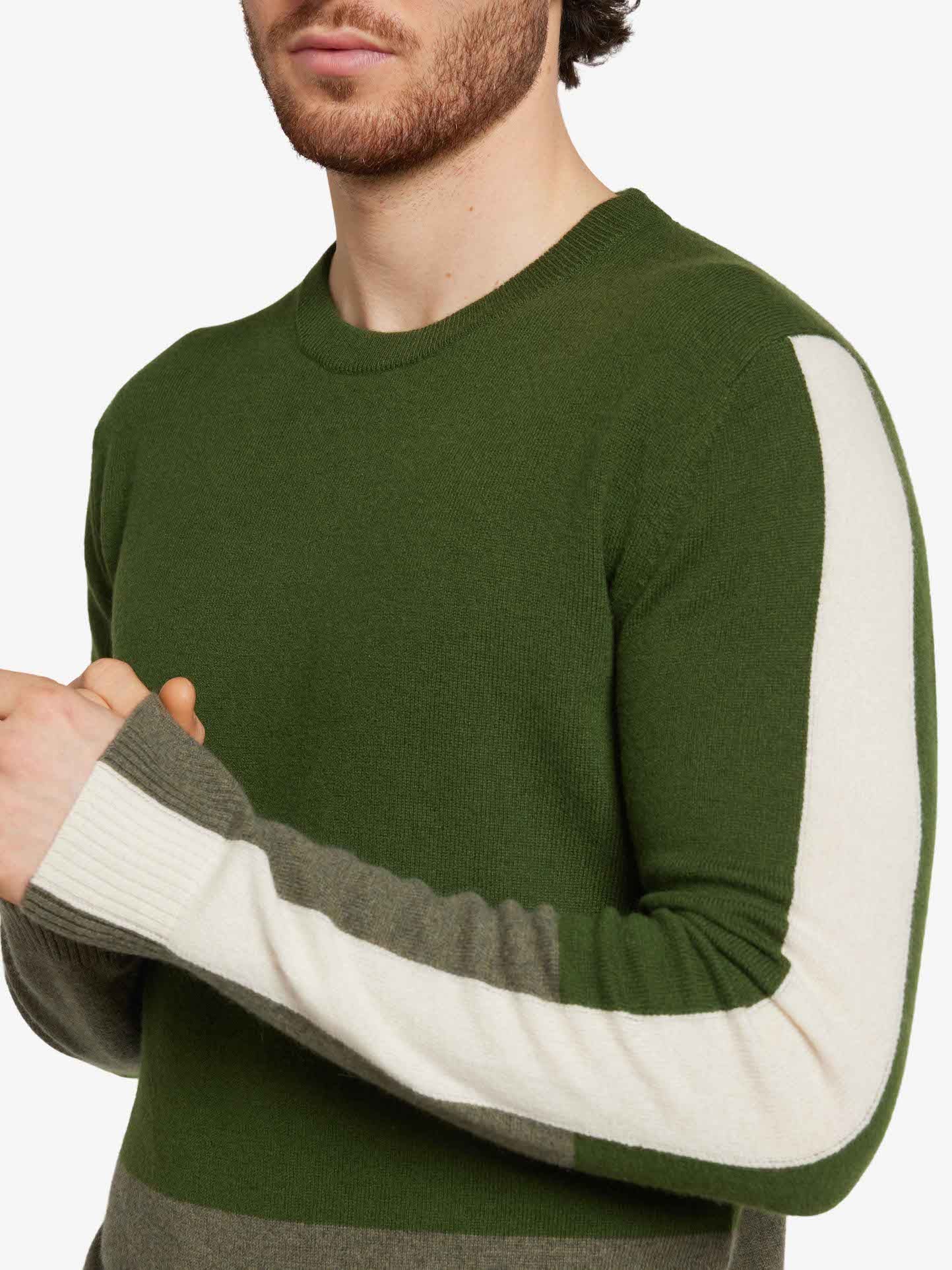 Morild Sweater Men Olive Green